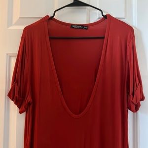 Nasty Gal Drapey Tee Size S/M